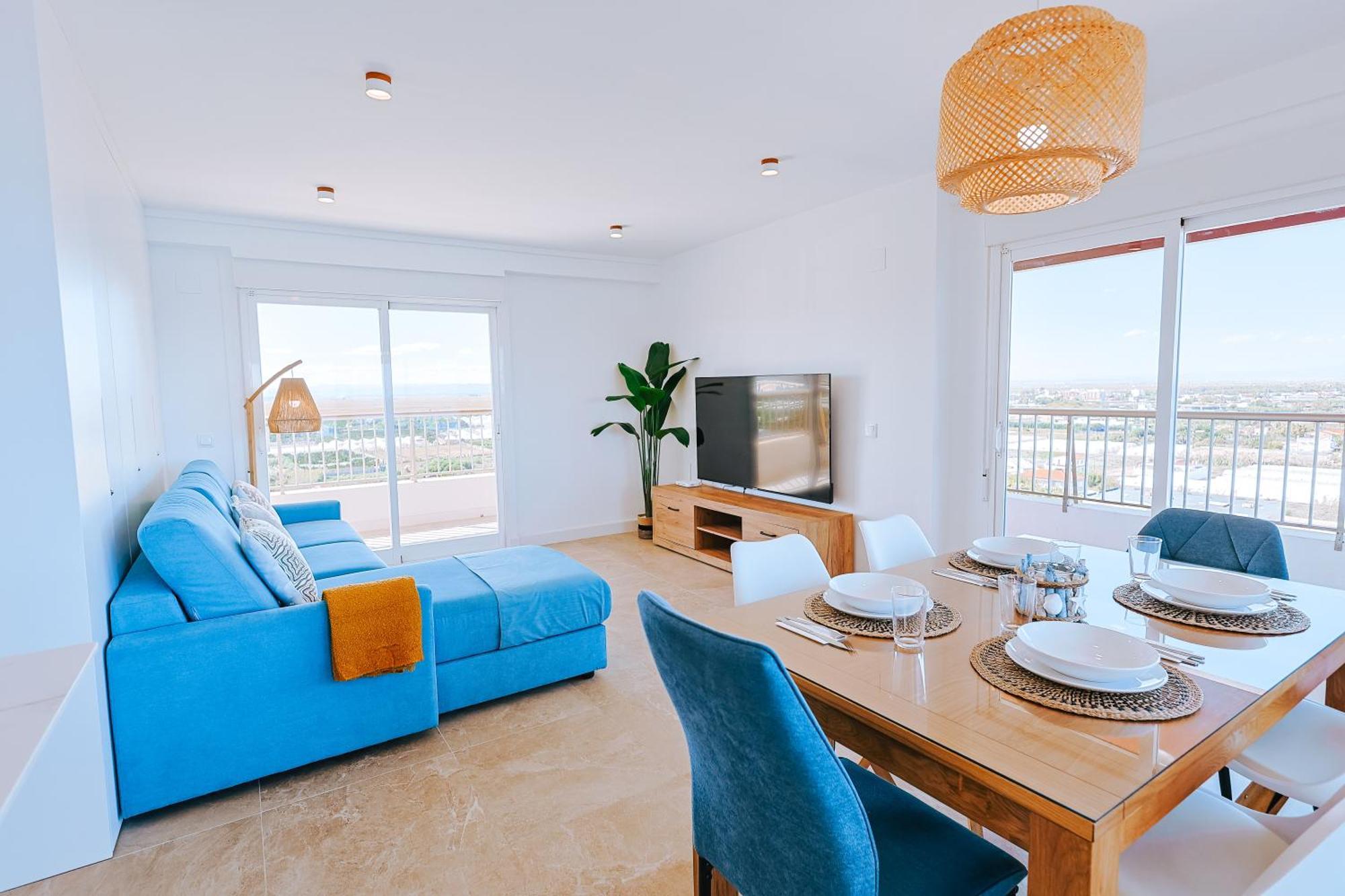 Apartamento Premium Con 5 Piscinas Barbacoa Tenis Frontenis Mareny Blau Eksteriør bilde