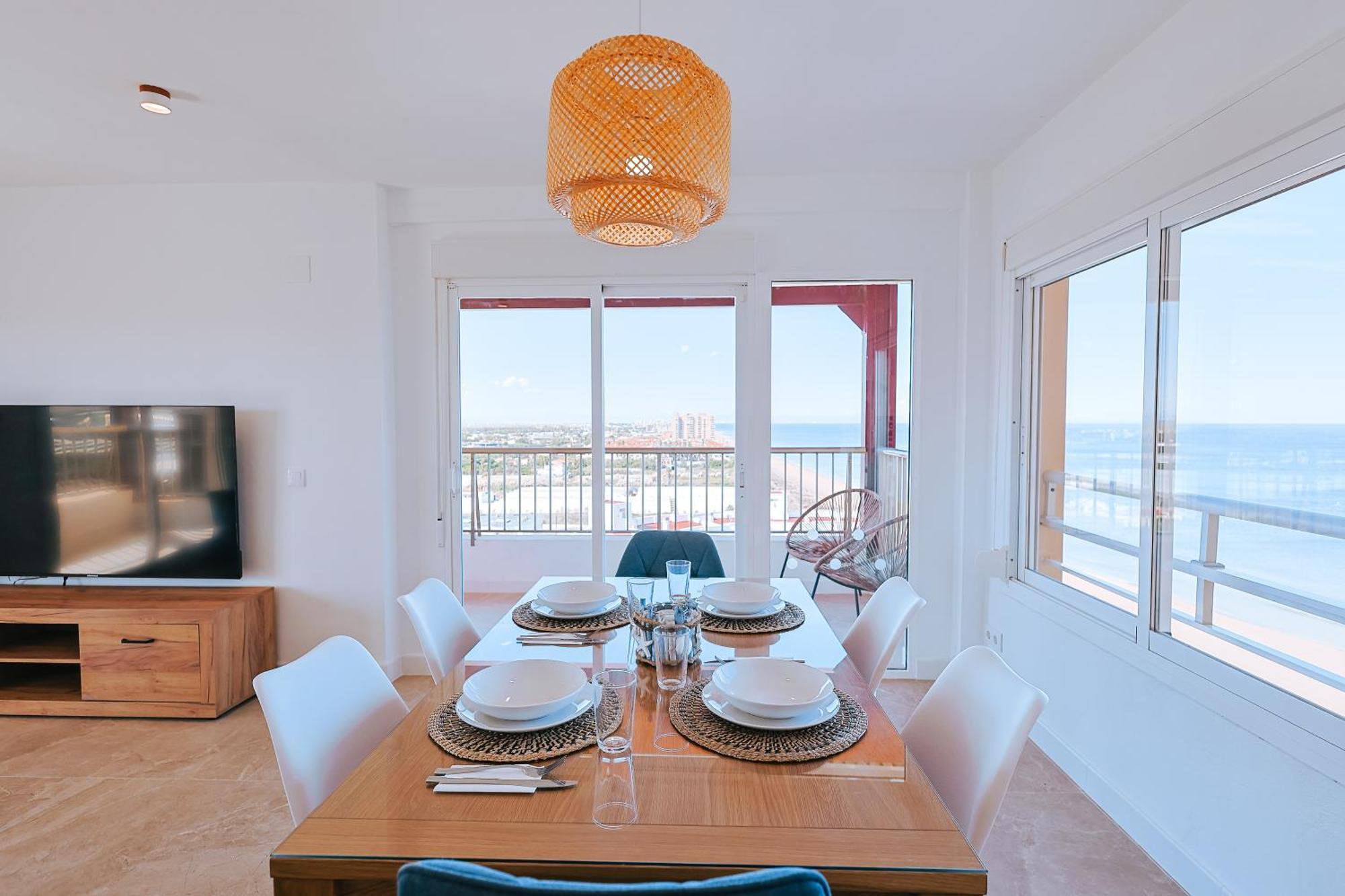 Apartamento Premium Con 5 Piscinas Barbacoa Tenis Frontenis Mareny Blau Eksteriør bilde
